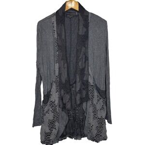 Roberto‎ Makali Cardigan Women's Large Gray
